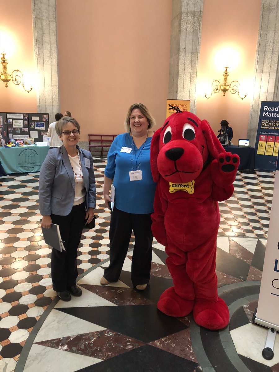 BirchardLibrary's tweet photo. Having fun on our break from meeting Representative Reinke and Senator Burke during Ohio Library Council Legislative Day 2019.
#OHLibrariesTransform #RestoreThePLF https://t.co/K9uAU5sKVs