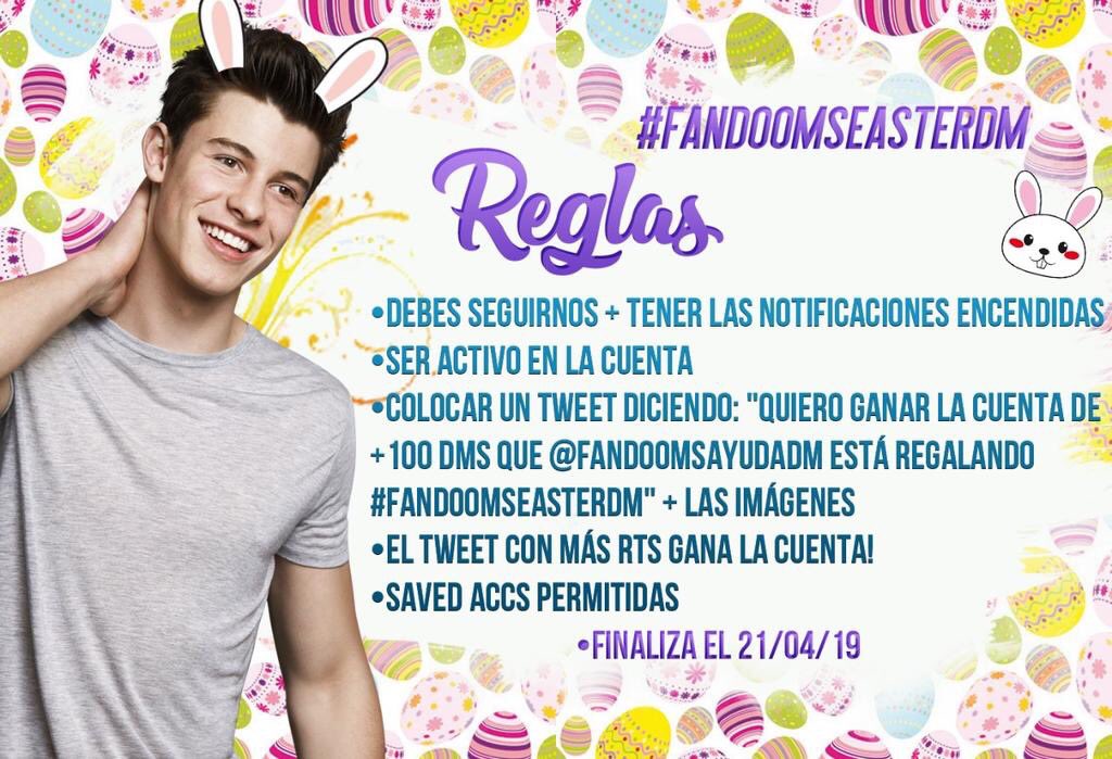 palvinswife's tweet photo. Quiero ganar la cuenta de +100 dms que @FandoomsAyudaDM está regalando #FandoomsEasterDm 

Extra; Por favor me gustaría poder ganar esta cuenta porque vienen varios de mis favs y obviamente son mis goals, espero contar con el apoyo de las personitas. Los tkm.💗🥺 https://t.co/y4YoJxIV3z