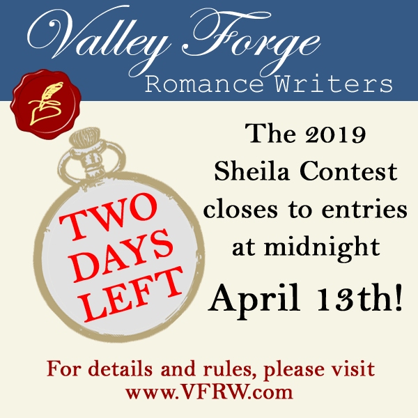 VFRomanceWriter's tweet photo. What are you waiting for?! Get your entry to us by midnight tomorrow night. https://t.co/DAbhqzXdu0