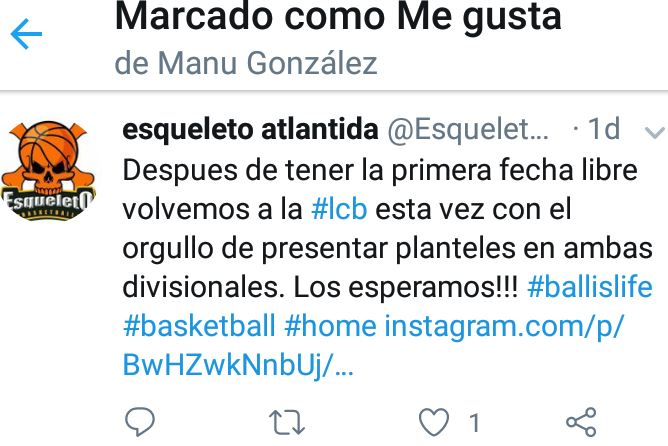 EsqueletoA's tweet photo. @juanmanu_g tenes el MVP de la fecha como seguidor!!!🏆 https://t.co/MSMVXokX7K