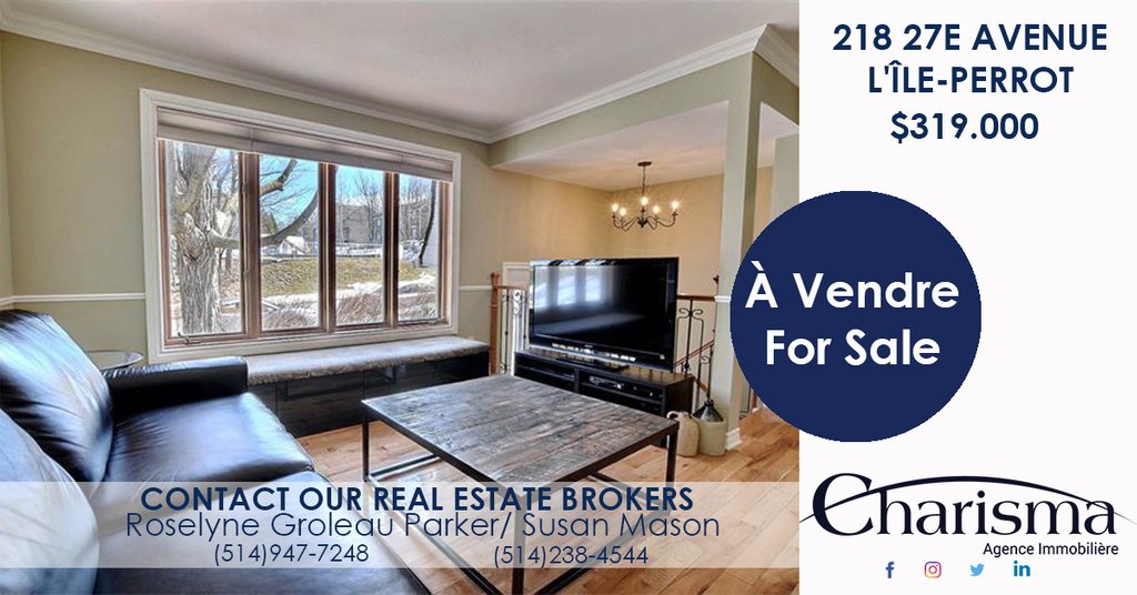RealCharismaInc's tweet photo. A delightful #bungalow, renovated with attention to detail offered by our Charisma Team.
Take a virtual tour here ➡️ https://t.co/0M7kyiClNU
For full house details here ➡️https://t.co/J8sS87l7aU

#Charisma #Immobilier #RealEstate #Montreal #Investment #Sale #Property #Realty https://t.co/Zvoea2pa12