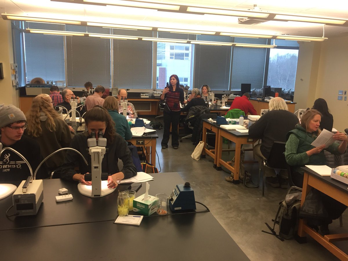 juliabonz's tweet photo. Bee Course 2016 grad, Dr. Paulina Mena teaching a bee ID workshop at @SER_MWGL!
#beecourse #beeidentification https://t.co/YWLovAot47