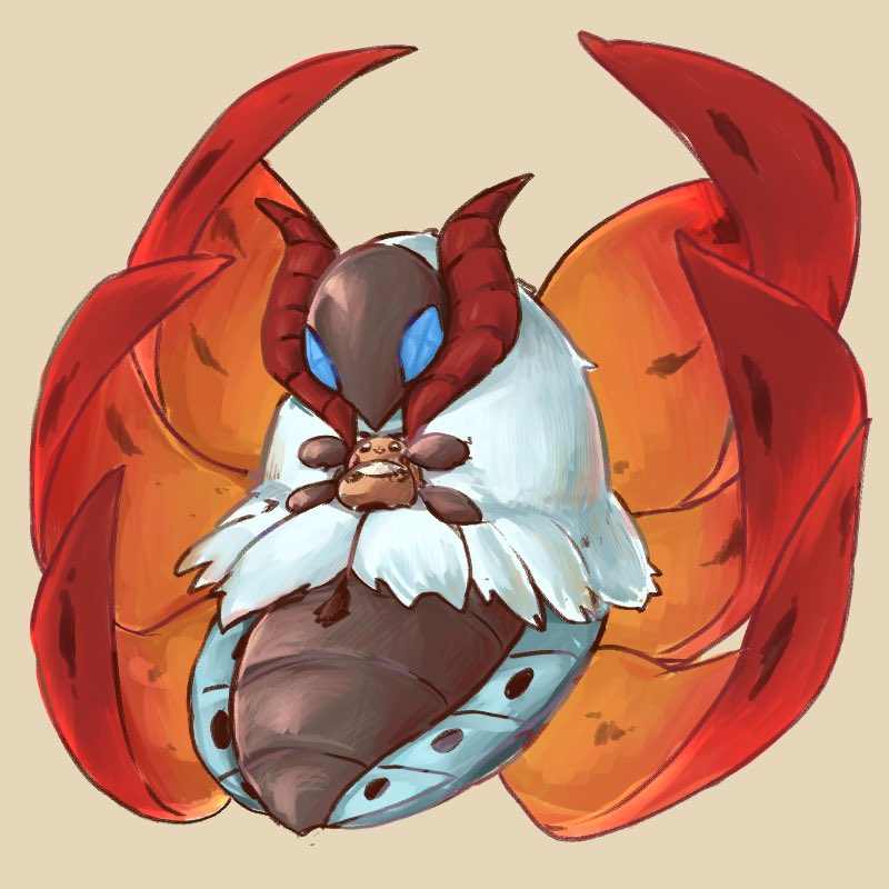 no humans pokemon (creature) simple background bug closed eyes blue eyes general  illustration images