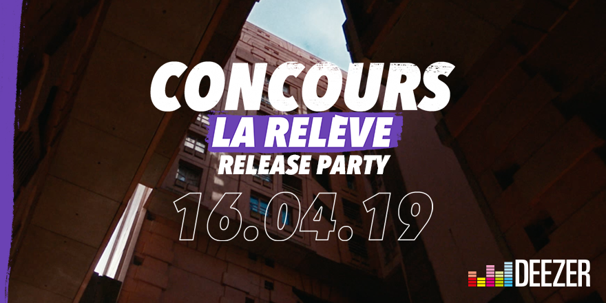 DeezerFR's tweet photo. Tu veux voir #LaReleve en live ?
RT ce tweet &amp; suis @DeezerFR pour gagner tes places pour la soirée de lancement de la Mixtape 🔥 #LaReleveDeezer https://t.co/PjKcbHzLTE