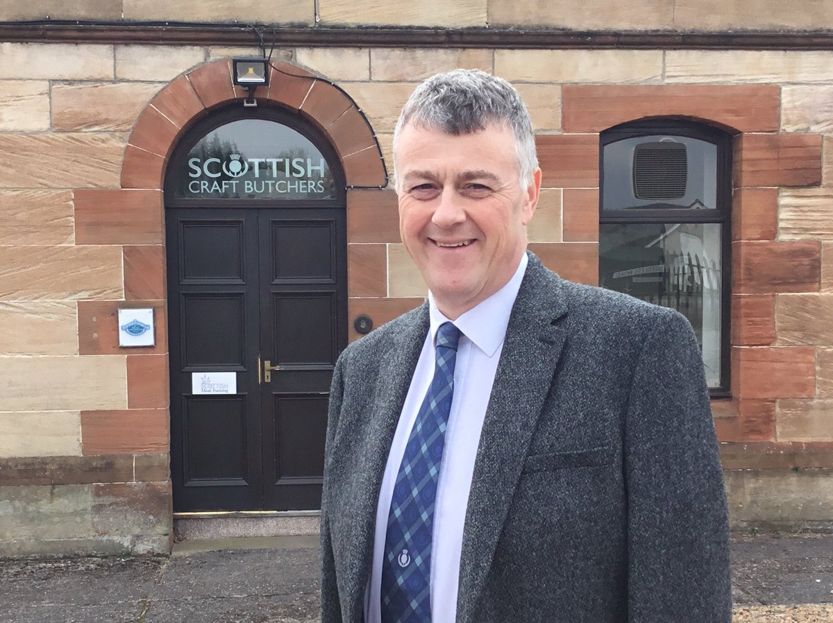 ScoCraftButcher's tweet image. Scottish Craft Butchers are delighted to announce that their new Executive Manager will be Gordon King. 

Gordon started off as an apprentice at McCallums, his local butcher in Auchterarder rising to the position of shop manager.  More at craftbutchers.co.uk/story.php?t=Ne…