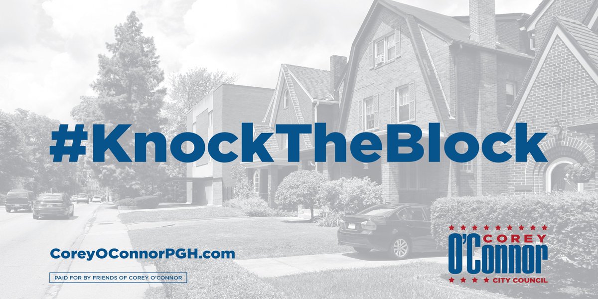 CoreyOConnorPA's tweet photo. Have you signed up to #KnocktheBlock this weekend? Join Corey O'Connor and the rest of our team to knock doors in District 5 this weekend at https://t.co/NGPkSaX7ux! https://t.co/ZyG748GMmk