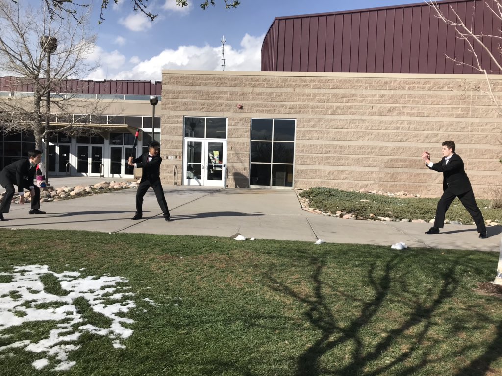 sosemcees's tweet photo. ICYMI: some of your emcees were playing baseball yesterday before the show! why do we have a bat, you may ask?? WELL, COME TONIGHT AND FIND OUT!!!! https://t.co/37TBdFzQa1