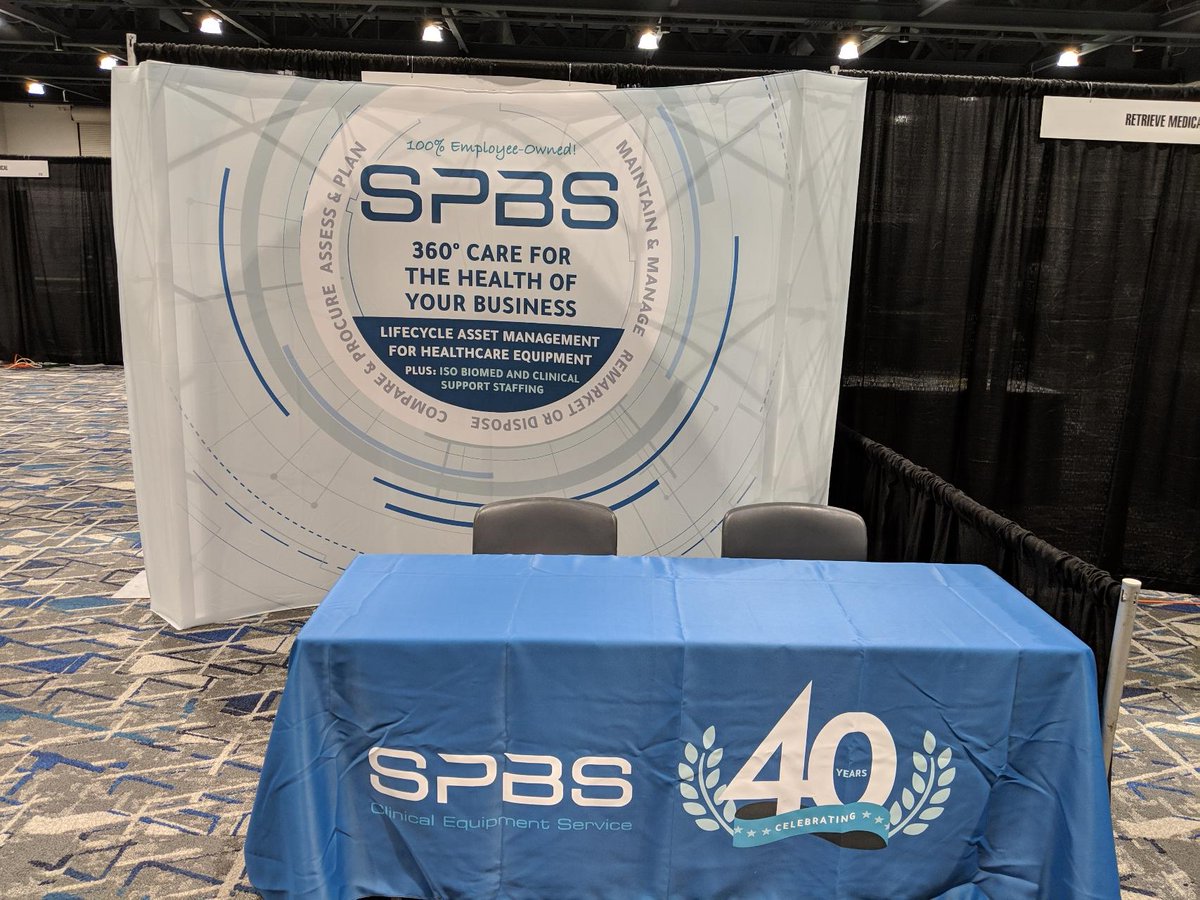 TheRealSPBS's tweet photo. #MdExpo Houston 2019 4/10 - 4/13!  New Booth looks great!  Come visit us at booth #109 to find out about all of the exciting new services and help our 100% Employee Owned company celebrate it's 40th Anniversary!
 #employeeowned #ESOP #assetmanagement #aamihtm #houston #iamhtm https://t.co/65iuDox3oA
