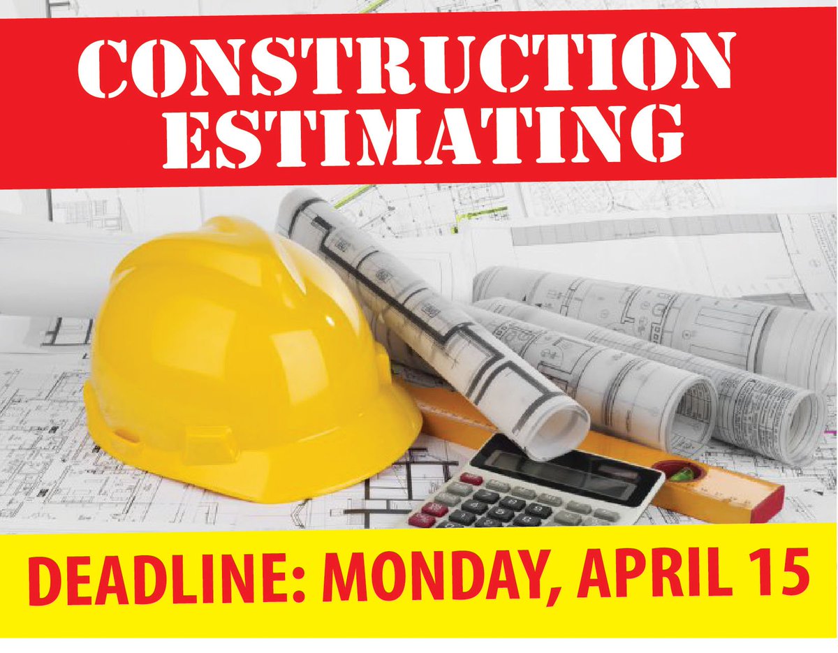 MONDAY IS THE DEADLINE to get signed up for the course on CONSTRUCTION ESTIMATING that takes place on April 25th & 26th - DON'T MISS OUT! #joincarm #ruralmanitoba #constructionestimatingcourse#becomeamember