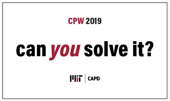 MITCareers's tweet photo. Hey @MITstudents! Like Tech Cash? Want a chance to win some by solving a puzzle? Enter our "Can You Solve it?" challenge and answer trivia questions related to the class of 2023! Think, play and win Tech Cash! #cpw2019
Live: Thur 4/11-Mon 4/15
Game Site: https://t.co/SXkAyaKyKx https://t.co/leaNCWzXiC