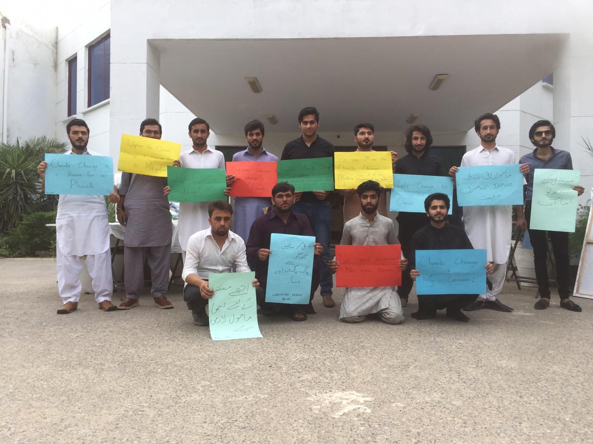 IqbalBadruddin's tweet photo. You carry Mother earth within you! 
Students of IQRA, NIPs &amp; COMSAT's university are asking for Climate justice.#LEAD4Climate #FridaysForFuture #ClimateStrike #ClimateAction #Strike4Climate #YouthStrike4Climate #ClimateMarch @Fridays4future @GretaThunberg @leadpakistan @atsheikh https://t.co/Sgvz0mBC2d