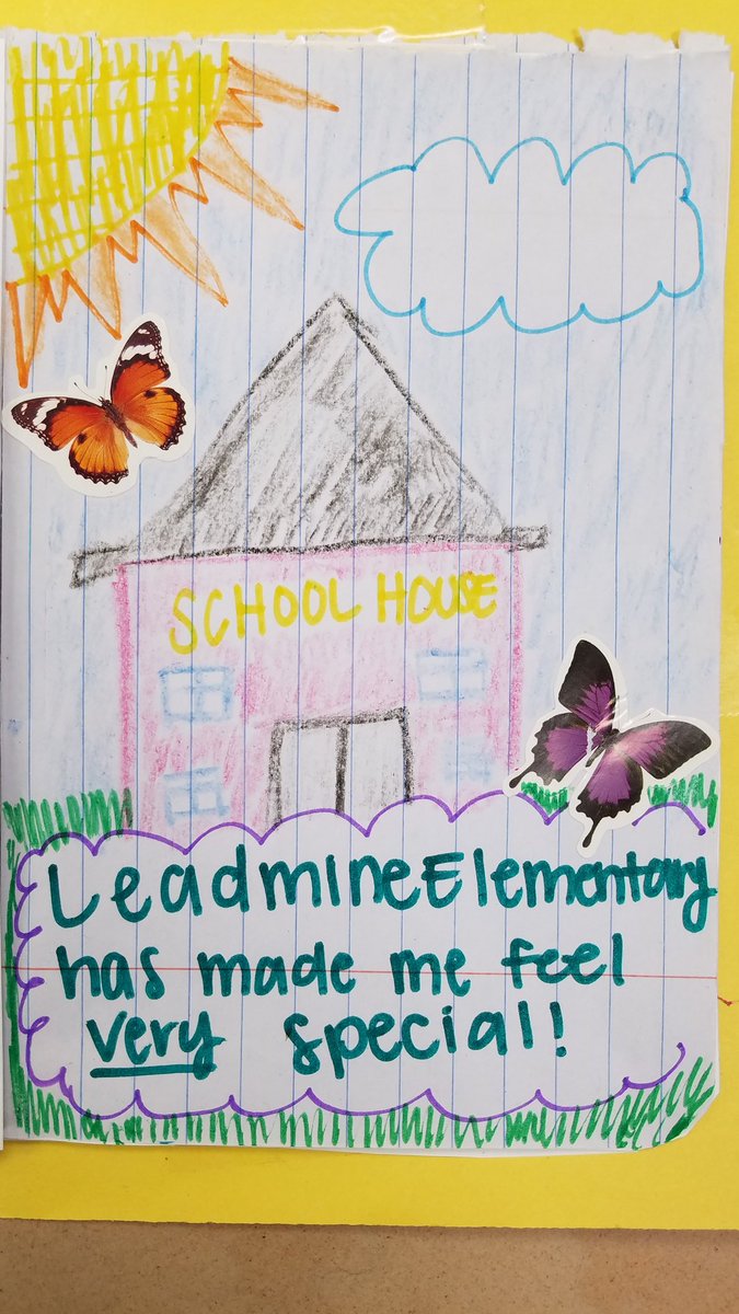 Sunny thank you note from a student because they selected their bithday book! Lots of positive impact from this program. Thanks <a href="/Aaronmarcin/">Aaron Marcin</a> <a href="/Lead_Mine_PTA/">Lead Mine PTA</a> #LMESReads #kidlit
