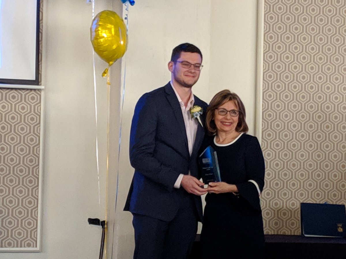 Chris Rhue, senior accounting major <a href="/NiagaraUniv/">Niagara University</a> , recieves the <a href="/UnitedWay_GN/">United Way of Greater Niagara</a> #Volunteer of the year award! He lives with a heightened sense of #purpose! <a href="/NiagaraCBA/">NU Business College</a> <a href="/NUstudentgov/">NUSGA</a> <a href="/NUSGA2019/">NU Class of 2019</a>