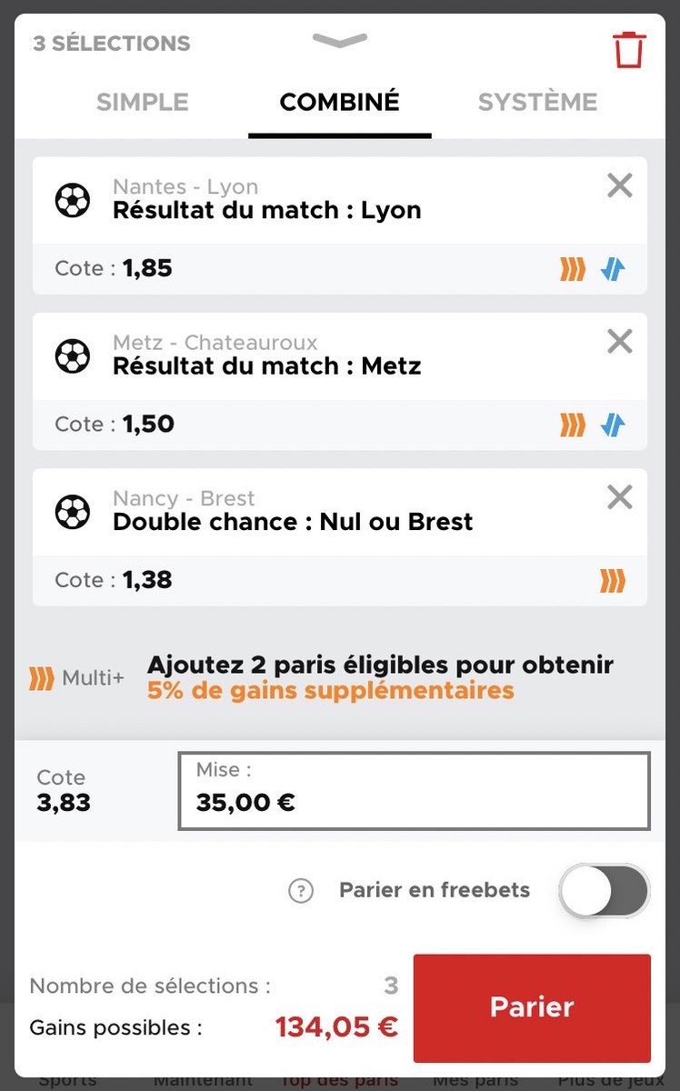 PronosDylan's tweet image. COMBI FOOT ⚽️

➡️ Côte 3,85
➡️ Confiance 6,5/10

Good luck 🍀
