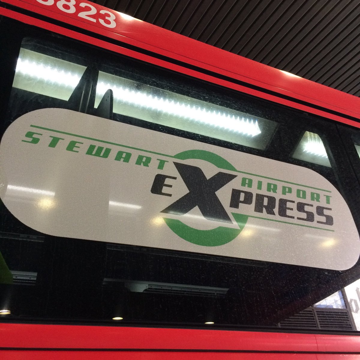 SWFairport's tweet photo. For those #SWFairport customers accessing the airport using the #StewartAirportExpress, please contact the bus line if you have questions about the service at https://t.co/4O3aafdB2q https://t.co/EOOC3hGcw9