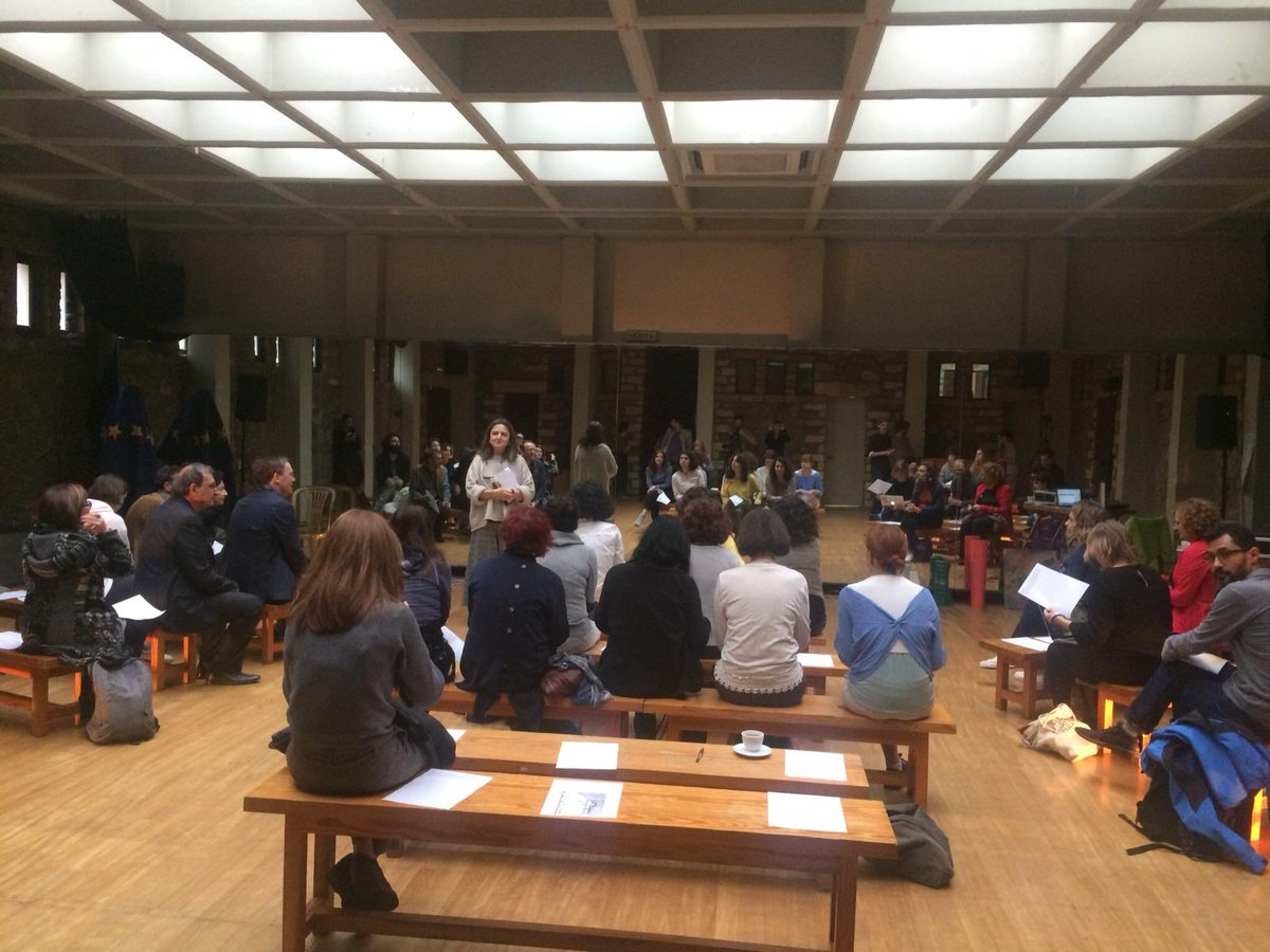 granerbcn's tweet photo. We are at 👉🏼 “Zoom In” 
👉🏼 An Atelier investigating relations between ‘Dance and Craft’ organised by The Isadora &amp; Raymond Duncan Dance Research Center, Athens. #zoominednatelier https://t.co/YP6ajt5Kv3