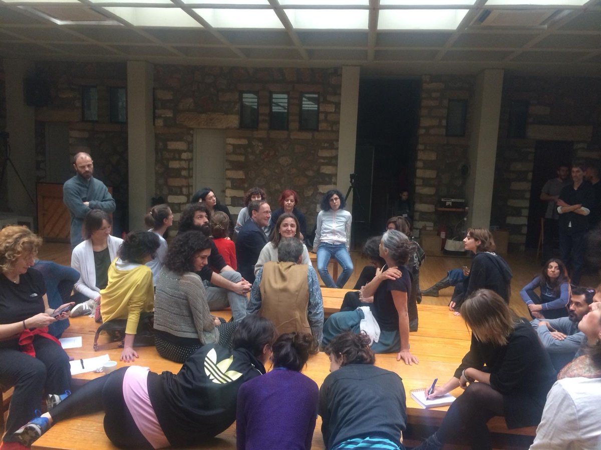 granerbcn's tweet photo. We are at 👉🏼 “Zoom In” 
👉🏼 An Atelier investigating relations between ‘Dance and Craft’ organised by The Isadora &amp; Raymond Duncan Dance Research Center, Athens. #zoominednatelier https://t.co/YP6ajt5Kv3