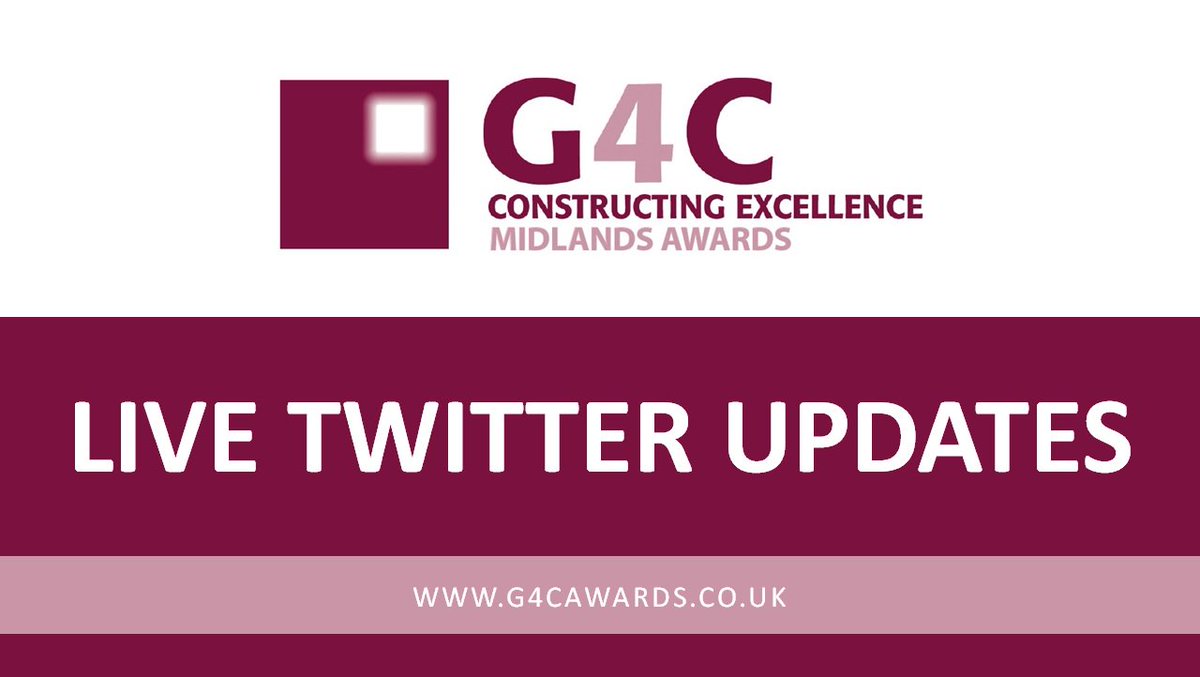 Welcome to the 2019 Midlands #G4CAwards - for live updates throughout the ceremony, we will be tweeting off the @cemidlands account so please give them a follow to keep up-to-date on all of the winner announcements!