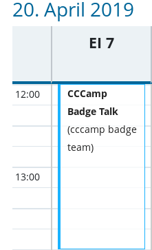 There will have been leaks. #eh19 #badge #ccccamp19