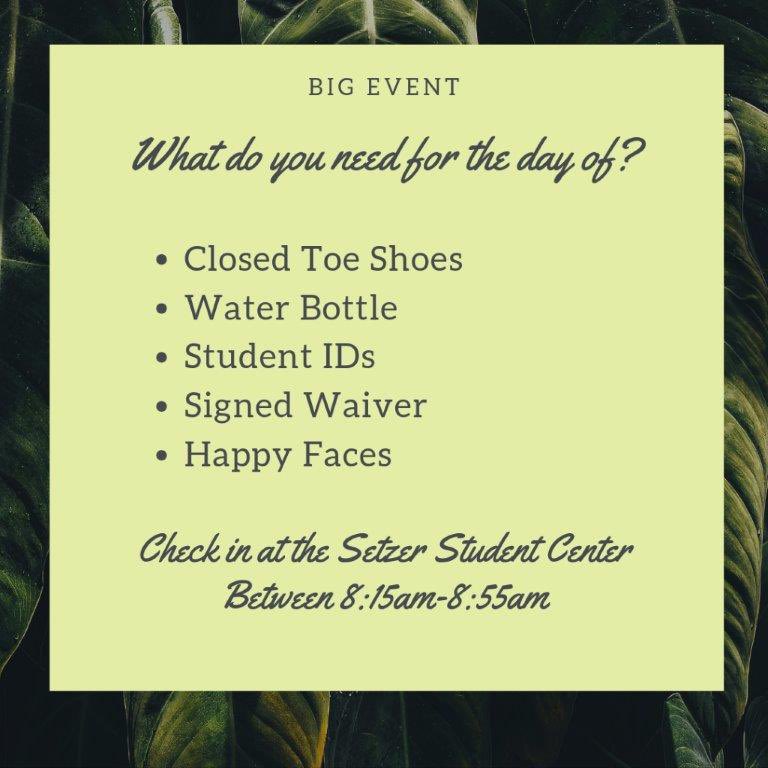 LU_BigEvent's tweet photo. We are just ONE day away from #LUBIGEvent ! Don’t forget to bring the following with you on Saturday! #WeareLU https://t.co/jHgur3D7n1