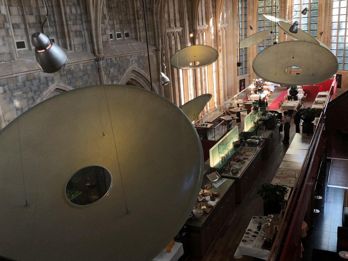 OnCueComms's tweet photo. So after the Aqua Dome, @motoringnut and the crew moved to the Netherlands to film the @kruisherenhotel – a 15th century church that had been converted into a stylish place to lay your head. https://t.co/SBR8SRGXl5