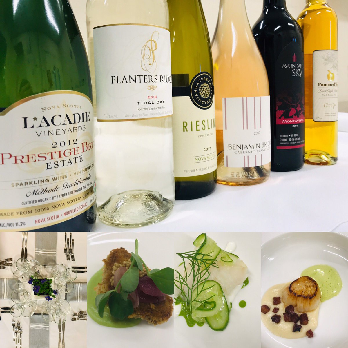 sjgeorgian's tweet photo. Final exams have NEVER tasted so good!  Shoutout to @NOSHnscc students, staff and instructors @ChefPeterDewar, Kyla &amp; Nicole for a tremendously delicious 12-course meal.  #HomegrownValleytalent #CulinaryExcellence https://t.co/ZeBcUUFC3Q
