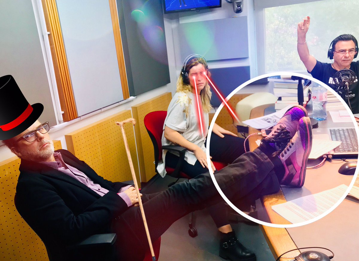 #LIM | Llegó el <a href="/ElfiscaldeLim/">elfiscaldeLIM</a> dispuesto a quitarle el trono a <a href="/muscarijoseok/">Jose Maria Muscari</a> con sus “zapatos papales” color borravino y una <a href="/verocastanares/">Verónica</a> que lo desgarra con la mirada. Escuchalo en radioconvos.com.ar