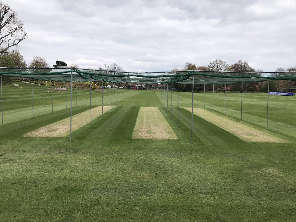 Cricket season is nearly upon on and the squares, nets and outfields are looking in fantastic shape. Top work from the team this week.  👏🏻