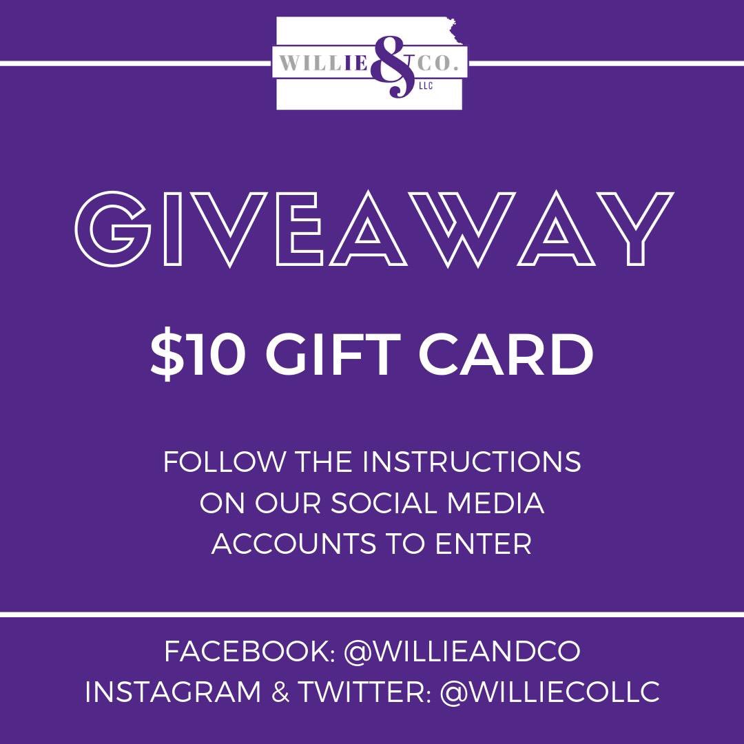 WillieAndCoLLC's tweet photo. GIVEAWAY ROUND 2! Win a $10 gift card to Chick-fil-A! To enter follow our account and retweet this post. Entries will be accepted until 5 PM. Be sure to check out our website https://t.co/qGAZUA5eup to learn information about our company and our products! https://t.co/LiVFLsxjrR