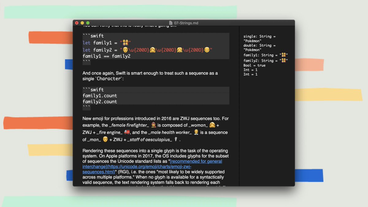 objcio's tweet image. In other news: we're open-sourcing Markdown Playgrounds today 🎉

Now you can run Swift code blocks in a Markdown file, without leaving the editor! 😊

github.com/objcio/markdow…