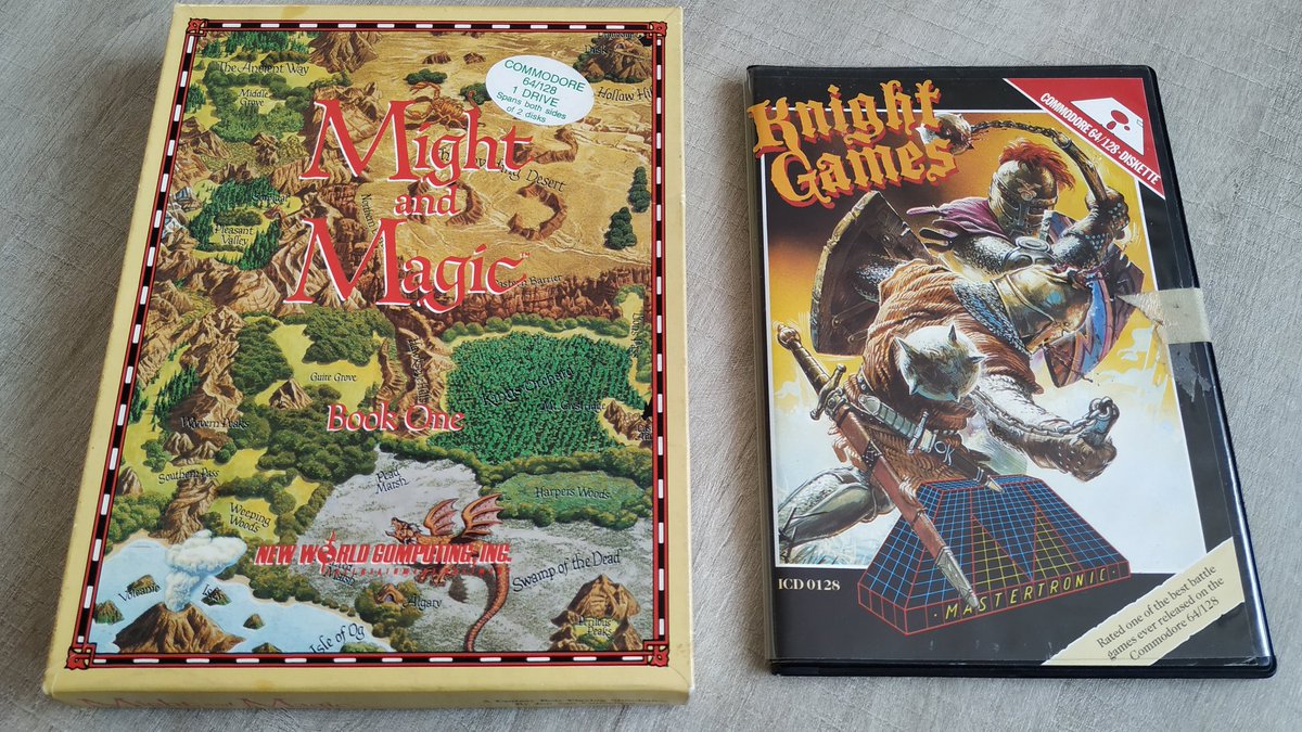 outrun69's tweet image. C&apos;est arrivé aujourd&apos;hui pour ma collection #commodore64 #C64
#datasoft #mightandmagic #8bit
Knight Games
Might and Magic
Napoléon in Russia
The Rubicon Alliance
Tomahawk
Cosmic Relief (manque la disquette)
Si qqun possède la disquette de cosmic relief c64 je suis intéressé !