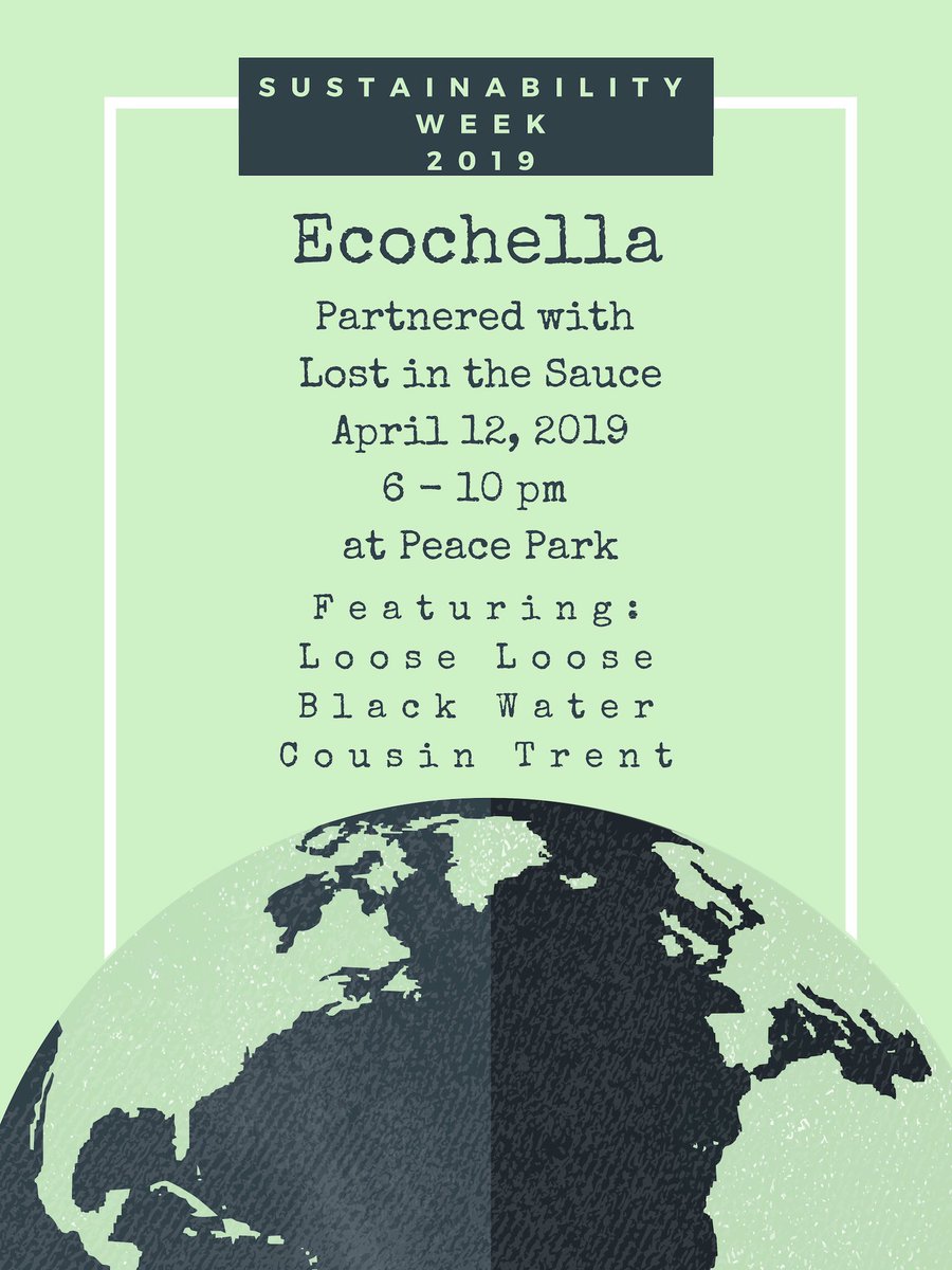 What are your Friday night plans? We hope they are to join us in Peace Park! Ecochella is our biggest event of the week, and you won’t want to miss it! Free music and arts show casing their work. Lost in the Sauce pepper eating challenge and food carts. #Mizzou #columbiamo