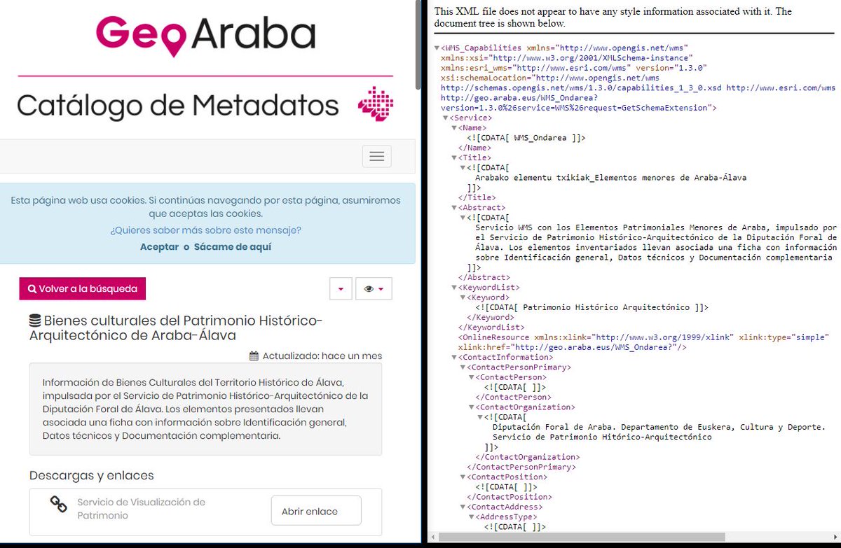 OndareBabesa's tweet photo. Pruebas con el nuevo portal geográfico #GeoAraba que permite acceder fácilmente a toda la información territorial de Álava.
👏👏👏👍 https://t.co/GCd88B8zLI
