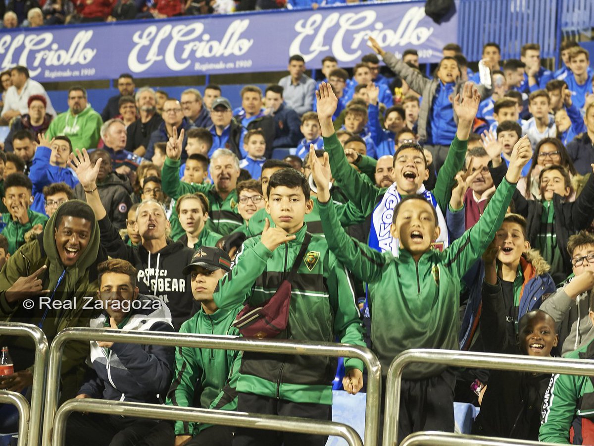 Este domingo vendrán a La Romareda de los clubes convenidos con el #RealZaragoza de:
<a href="/ADSanJuanM/">AD San Juan de Mozarrifar</a>, San Mateo, <a href="/ADAlfinden/">A.D. Alfindén</a>, <a href="/SanAgustinCD/">C.D. San Agustin</a>, @CDFleta_Oficial, <a href="/CD_VILLAMAYOR/">C.D.VILLAMAYOR ⚽🏀</a>, <a href="/Garrapa_Oficial/">C.D Garrapinillos </a>, <a href="/sanfernandocdzg/">CD San Fernando - Zaragoza</a>, Clínic Ribera

¡A animar sin parar en el #RealZaragozaAlcorcón! 🙌😁