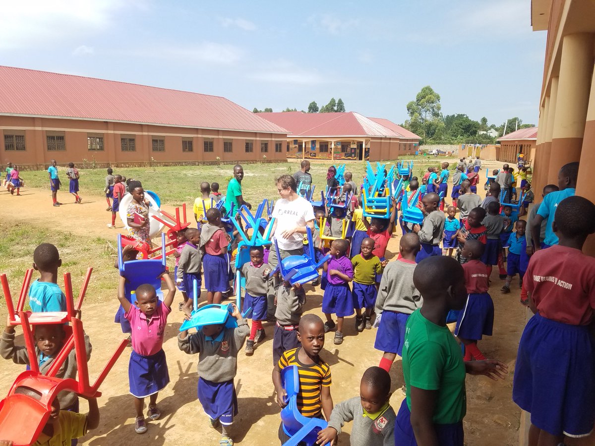 RREALSolar's tweet photo. A big welcome back to BJ and Jason. This past week they traveled to Uganda to conduct a solar site assessment at the African Children Today (ACT) primary school. #SkipTheGrid https://t.co/7Y9RGbdkzJ