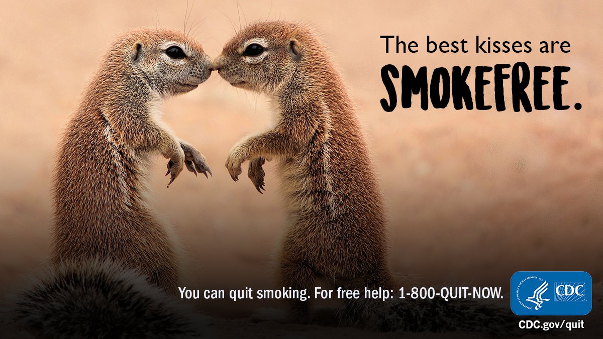 Make a plan to quit smoking and improve your oral health. #InternationalKissingDay
