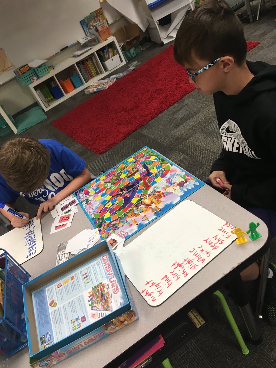 Candy land phonics! #austinblueroos