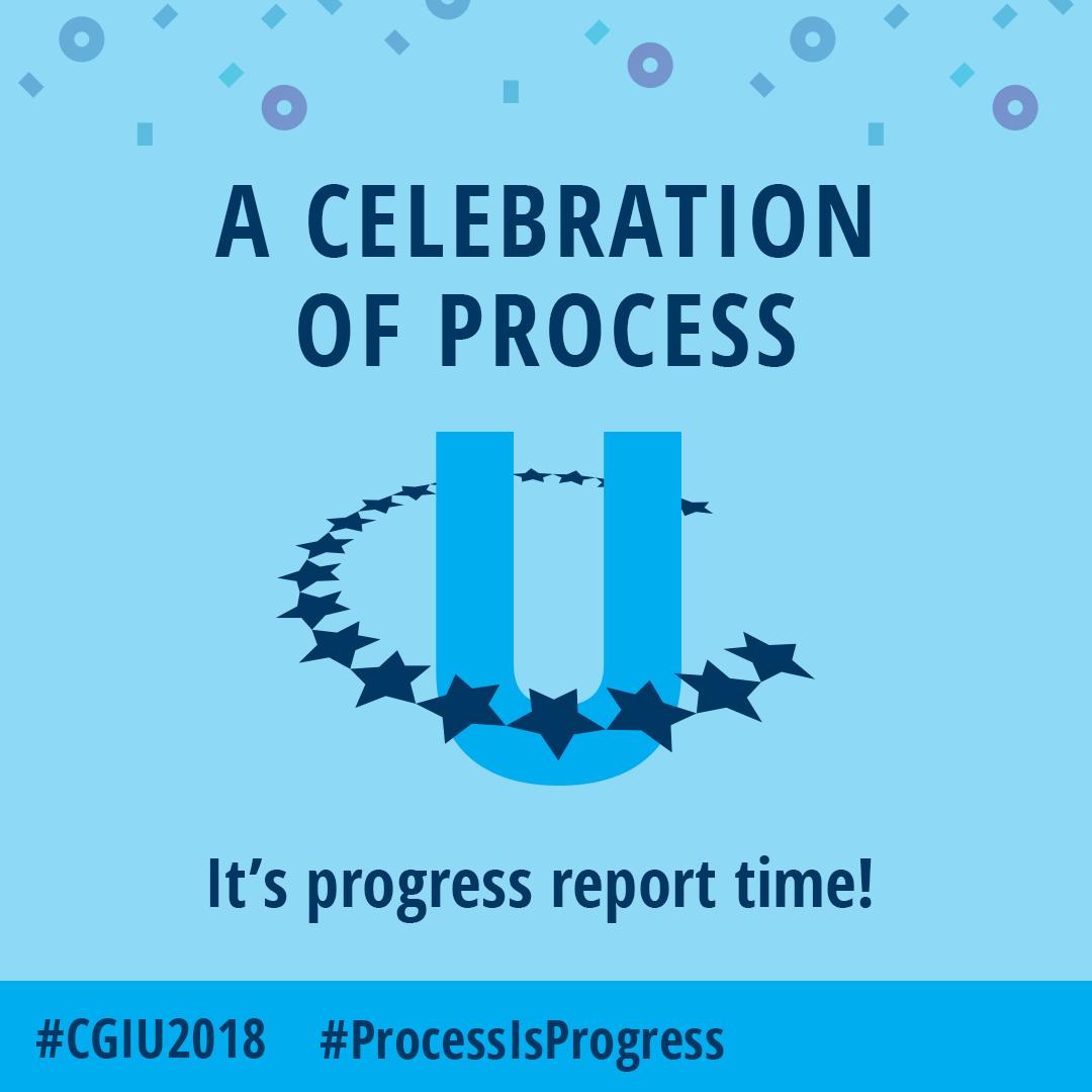 CGIU's tweet photo. At #CGIU2018, we met 1,000 students with big ideas who were inspired to take action. Tell us about progress you've made and challenges you've faced during your Commitment to Action journey by May 4. Let's learn and celebrate together! 🎉 #ProcessIsProgress https://t.co/PTPiFUh1Ok https://t.co/cKqymKDNBF