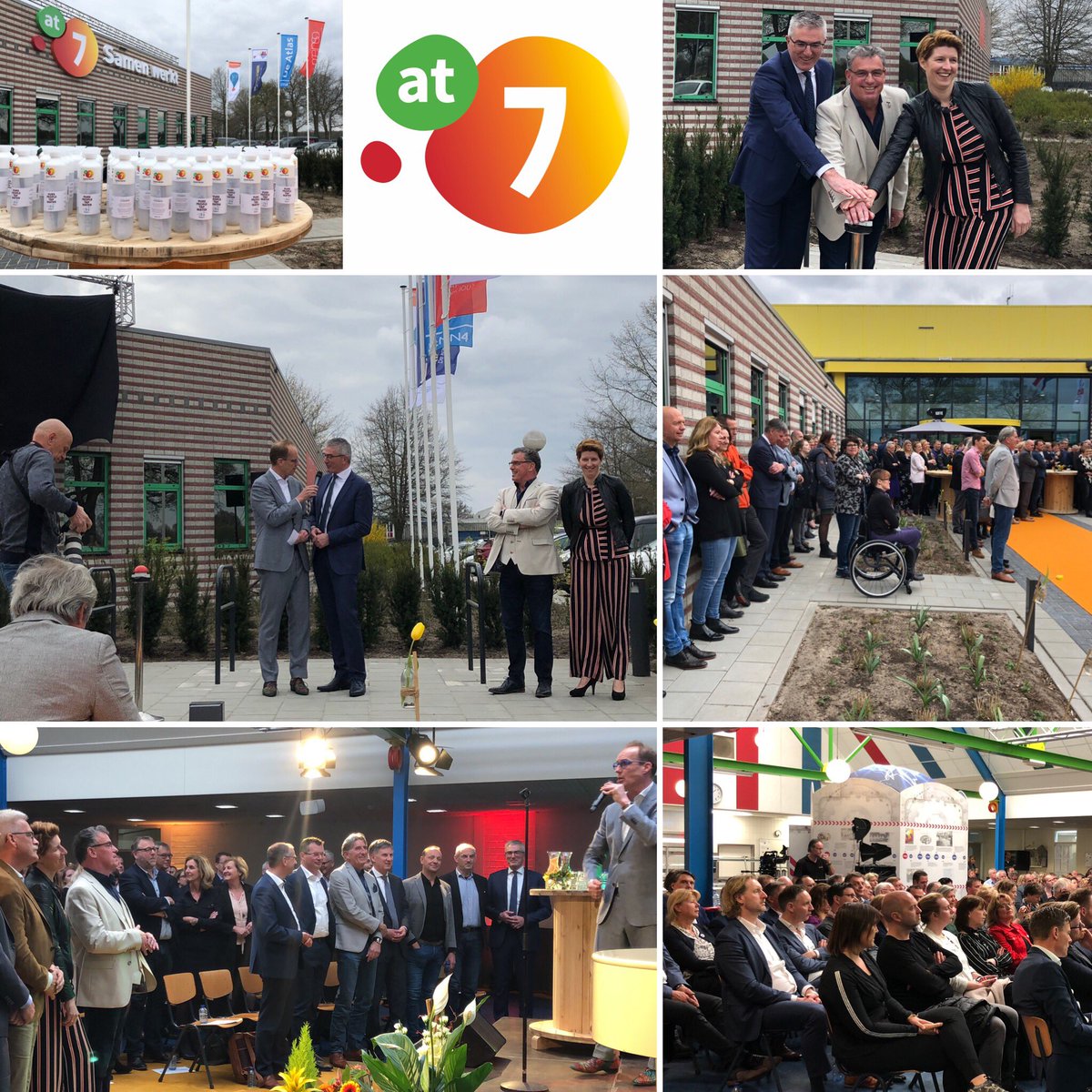 Samen werkt! Dat kwam goed naar voren tijdens de geslaagde opening van ons bedrijfsverzamelgebouw: AT7. Diverse gastsprekers uit verschillende hoeken gaven toelichting op het thema wat ons, maar ook de <a href="/EmcoGroep/">Emco-Groep</a> dagelijks bezighoudt en daarom ook zo mooi verbindt. 
#samenwerkt