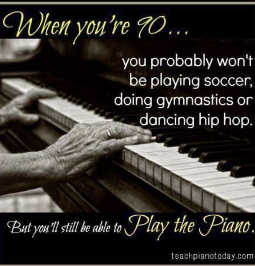 When you’re 90, You’ll still be able to play the piano! It may even help you get there! #showpianolove #ClassicalMusic
