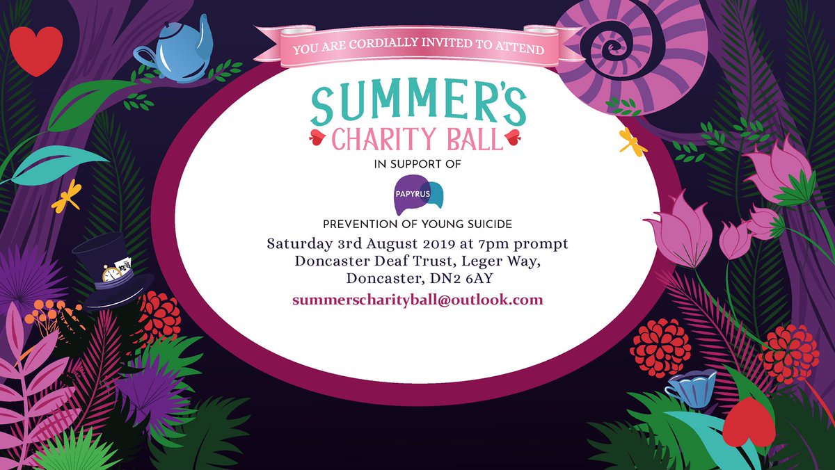katmoss175's tweet photo. We are holding an event to support the wonderful work of #papyrus in the name of the beautiful Summer who we lost in September last year. Only £45 a ticket. #charityblacktie #summersball #stopthestigma #hopelineuk https://t.co/MR29I0RYCR