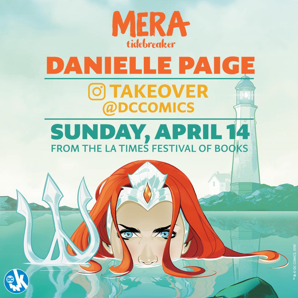 DCOfficial's tweet image. This Sunday, join writer @daniellempaige LIVE from the @latimesfob as she takes over the DC Instagram account! bit.ly/1KGskMY #BookFest #DCInk