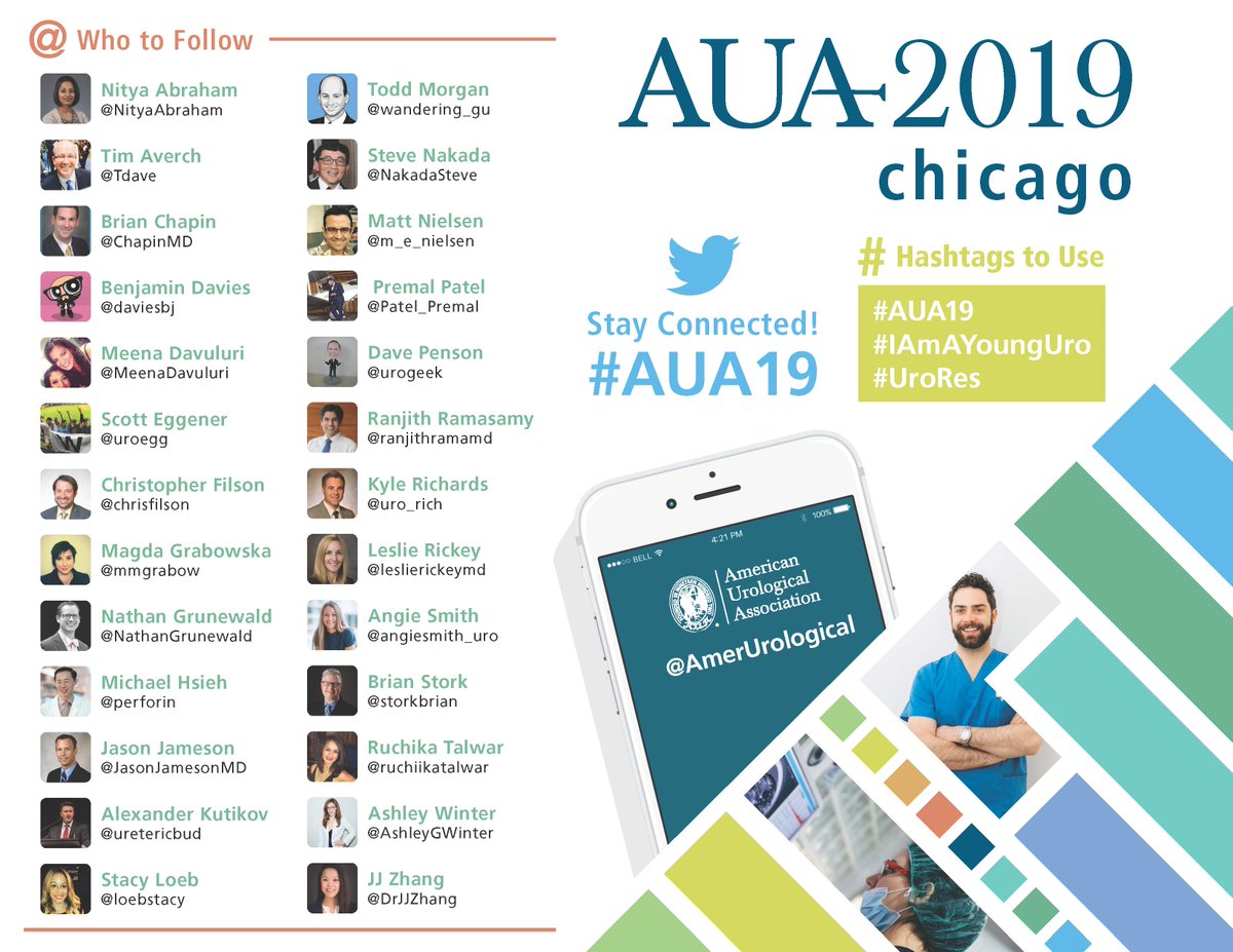 AmerUrological's tweet image. Check out these doctors to follow before you head to Chicago! #FollowFriday #AUA19