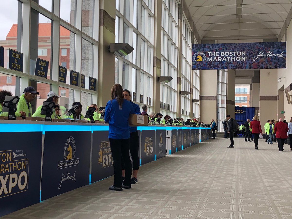 SEStoves's tweet image. Volunteers are in place and ready to go. Bring on the runners.  #Boston2019