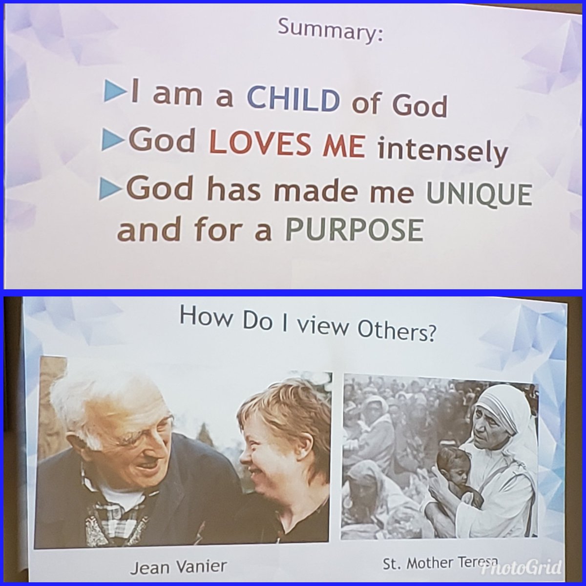 We are able to love others to the extent of how much we acknowledge &amp; love ourselves as God's most #preciouscreation...We recognize #God'simage in others and respect them! #Grade 8s <a href="/deSalesTCDSB/">St. Francis de Sales</a> absorbing these insightful messages! Thank you <a href="/lisamusictcdsb/">Lisa Malcolm</a> <a href="/michperestcdsb/">Michelle Peres</a>