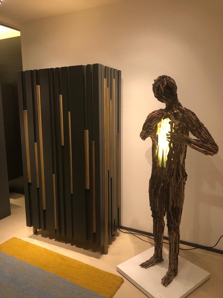 MateriaMiami's tweet photo. BAMBOO Cabinet- The use of lacquered bars in different colors and the various finishes proposed for the container allow you to create an infinite number of combinations and always unique color effects. #laurameroni #salonedelmobile #architecture #interiordesign https://t.co/8BkGnRsH5R