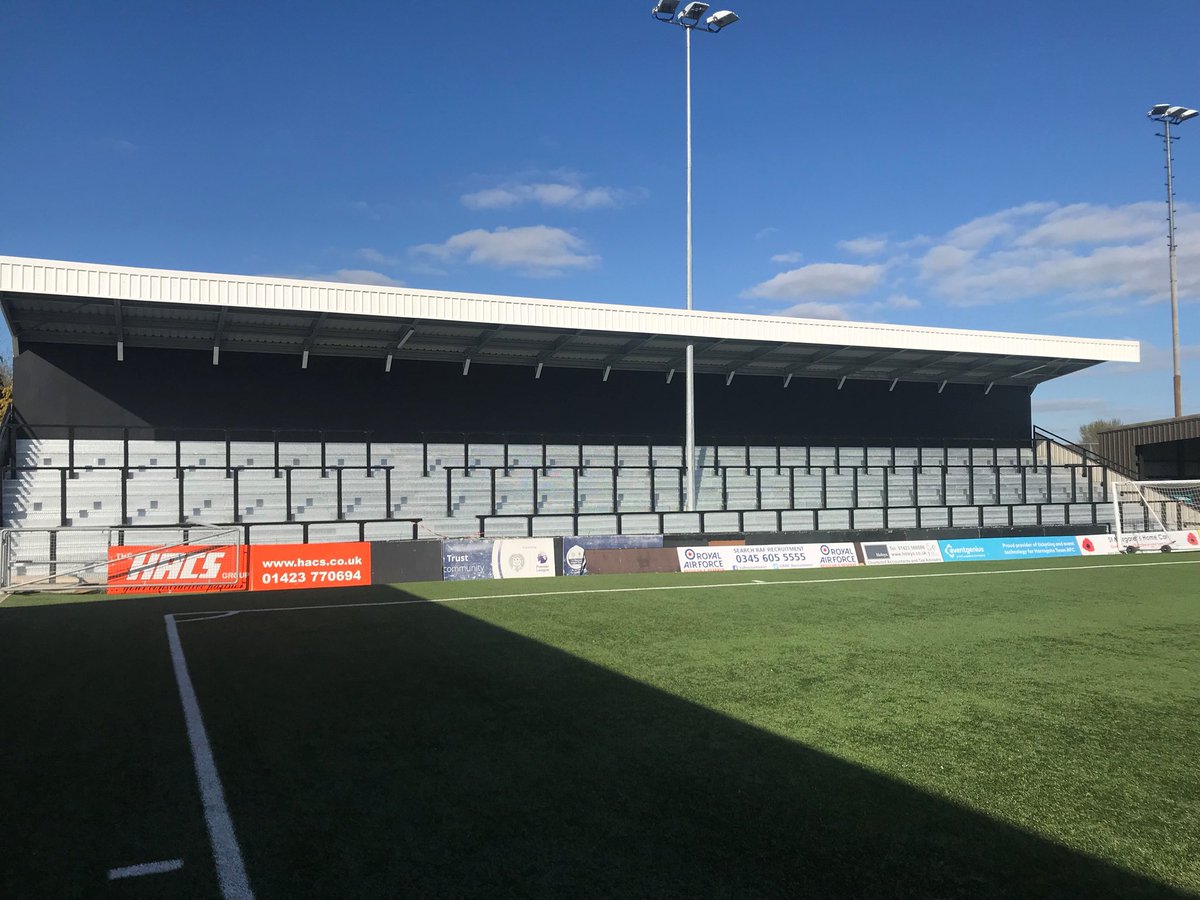 bowmanrileyarch's tweet image. Pics of the new stand we designed for @HarrogateTown, which was handed over this week. Working with @IndigoPlanning @Evora09 #Structsure @Stadiumsolution to help the club rise up the football leagues. #architecture #design #realestate #property #harrogate #football
