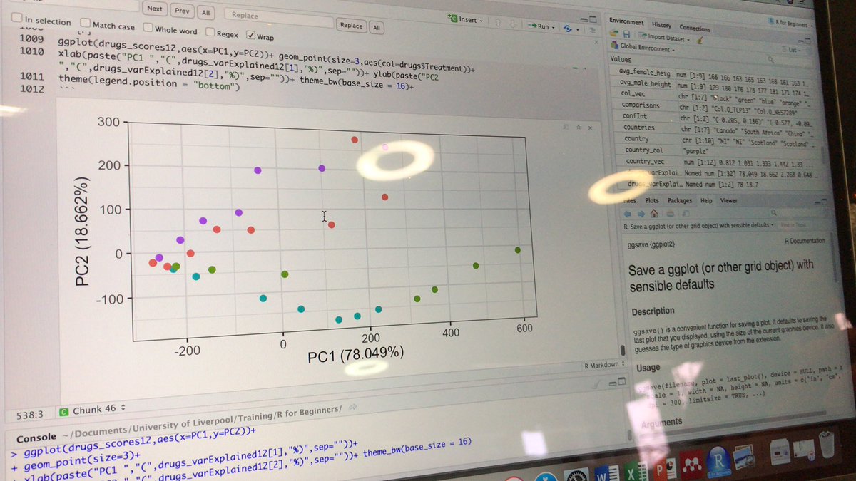 EA_Doherty's tweet photo. 1012 lines of code later and my R for Beginners course is complete! Had a fun 3 days being a sponge. Now to motorcycle home and leave for Canada! https://t.co/I5uSME6wlp