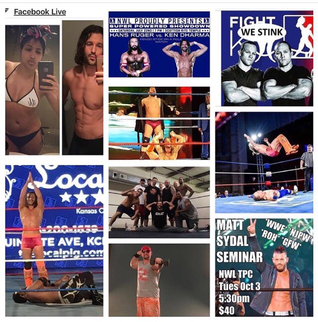 KenDharmaNWL's tweet photo. RIP National Wrasslin’ League, which officially ceased operations one year ago today. Thanks for the memories, it was fun while it lasted! #FightKC #NAMASTE https://t.co/QQmMcEPx7y