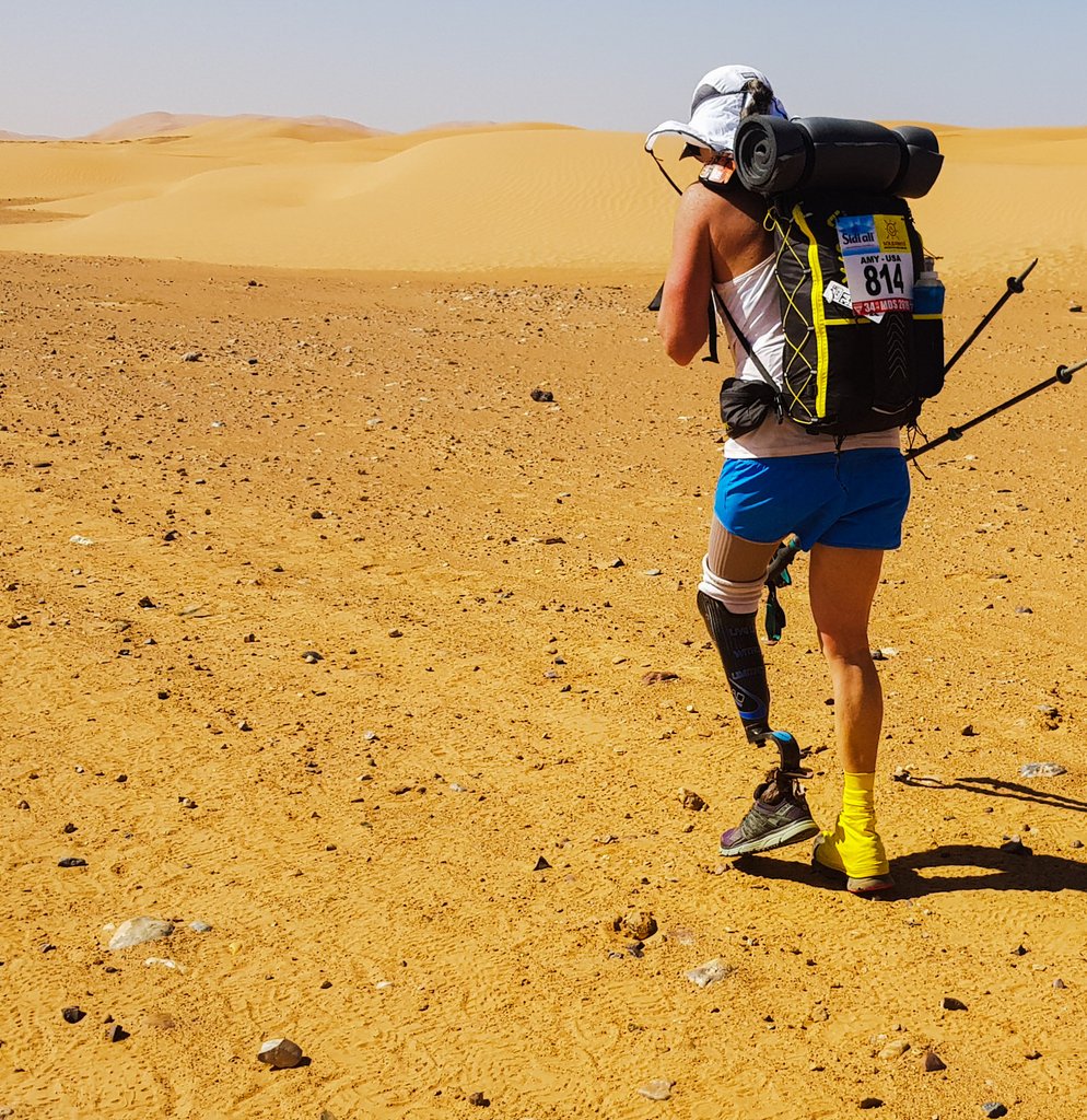 Amy. Bib 814. #hero #desert #230km #marathondessables #running #usa